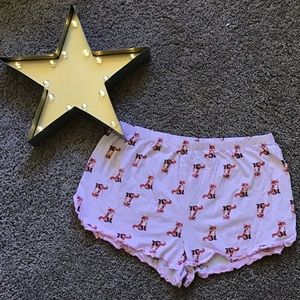 Fox Pattern Sleep Short🦊❤️